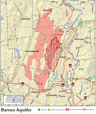 Barners Aquifer Map